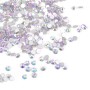 Strasuri din Cristale 100 bucati SC182 Argintii cu Reflexii Purple 1,3-3,0mm